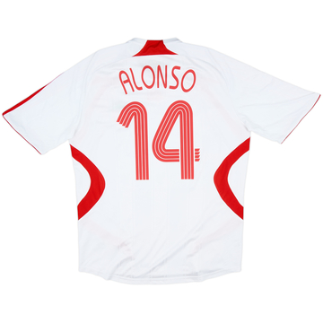 2007-08 Liverpool Away Shirt Alonso #14 - 7/10 - (L)