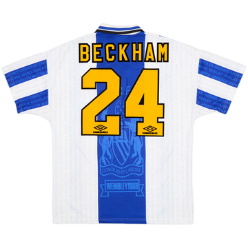 1994-96 Manchester United Third Shirt Beckham #24 - 8/10 - (L)
