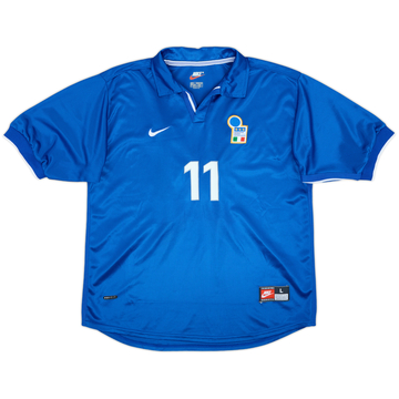 1997-98 Italy Home Shirt #11 (D.Baggio) - 8/10 - (L)