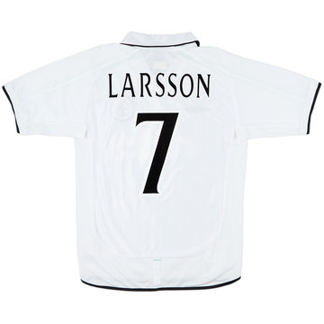 2001-02 Celtic Away Shirt Larsson #7 - 9/10 - (M)