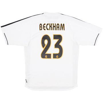 2004-05 Real Madrid Home Shirt Beckham #23 - 10/10 - (S)
