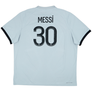 2022-23 Paris Saint-Germain Authentic Away Shirt Messi #30 - 8/10 - (XXL)
