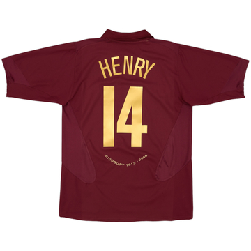 2005-06 Arsenal Home Shirt Henry #14 - 8/10 - (L)