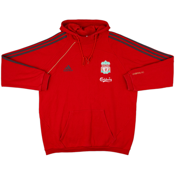 2009-10 Liverpool adidas Hoodie - 9/10 - (XL)