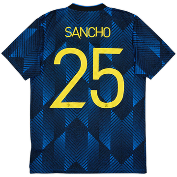 2021-22 Manchester United Third Shirt Sancho #25 - 8/10 - (M)