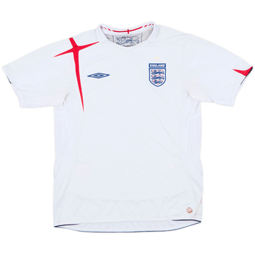 2005-07 England Home Shirt - 4/10 - (M)