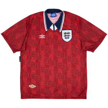 1993-95 England Away Shirt - 6/10 - (XL)