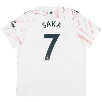 2020-21 Arsenal Away Shirt Saka #7 - 6/10 - (XL)