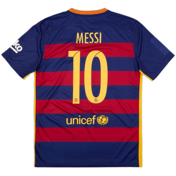 2015-16 Barcelona Home Shirt Messi #10 - 8/10 - (M)