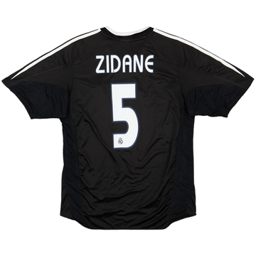 2004-05 Real Madrid Away Shirt Zidane #5 - 9/10 - (L)