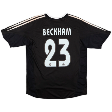 2004-05 Real Madrid Away Shirt Beckham #23 - 6/10 - (M)
