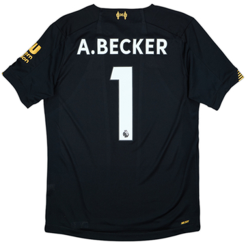 2019-20 Liverpool GK S/S Shirt A.Becker #1 - 9/10 - (S)