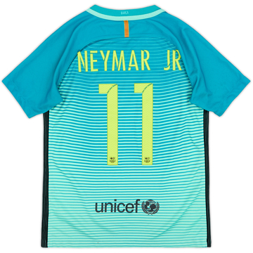 2016-17 Barcelona Third Shirt Neymar Jr #11 - 6/10 - (M.Boys)