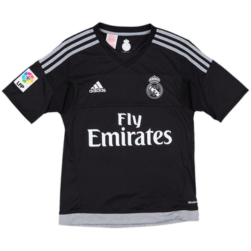 2015-16 Real Madrid GK S/S Shirt - 7/10 - (L.Boys)