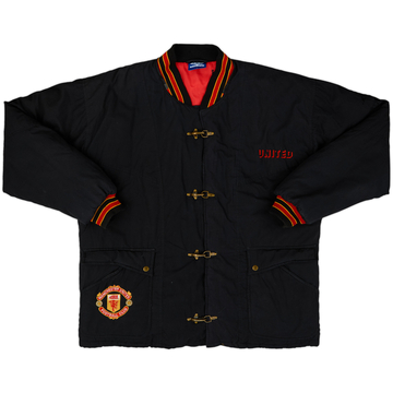 1990-92 Manchester United Umbro Padded Bench Coat - 8/10 - (L)