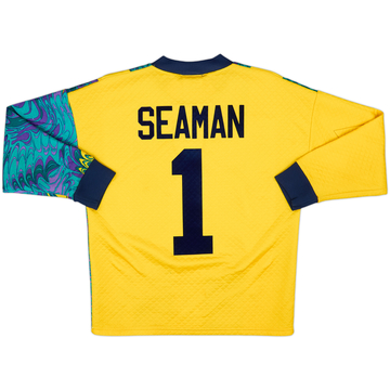 1995-96 England GK Shirt Seaman #1 - 8/10 - (Y)