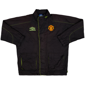 1998-99 Manchester United Umbro Hooded Rain Jacket - 6/10 - (L)