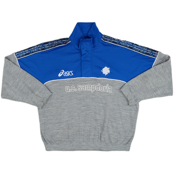 1992-94 Sampdoria Asics 1/4 Zip Track Jacket - 8/10 - (XXL)