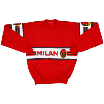 1990-91 AC Milan Sweat Top - 8/10 - (M)