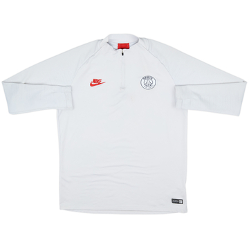 2019-20 Paris Saint-Germain Nike 1/4 Zip Drill Top - 7/10 - (L)