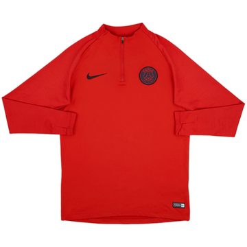 2019-20 Paris Saint-Germain Nike 1/4 Zip Drill Top - 9/10 - (M)