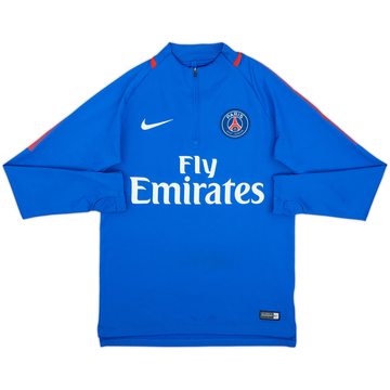 2018-19 Paris Saint-Germain Nike 1/4 Zip Drill Top - 9/10 - (S)
