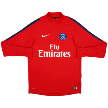 2016-17 Paris Saint-Germain Nike 1/4 Zip Drill Top - 9/10 - (M)