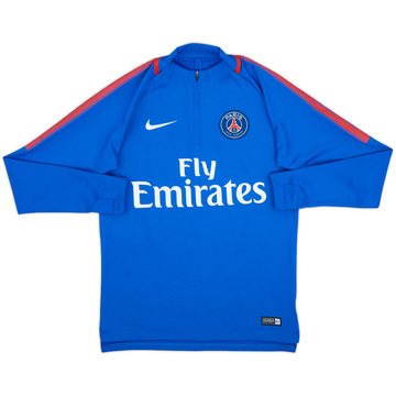 2018-19 Paris Saint-Germain Nike 1/4 Zip Drill Top - 10/10 - (S)