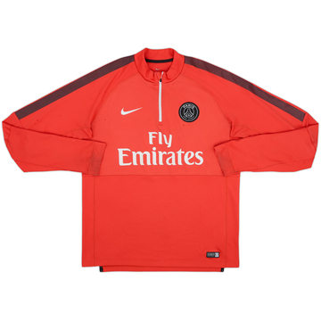 2015-16 Paris Saint-Germain Nike 1/4 Zip Drill Top - 4/10 - (L)