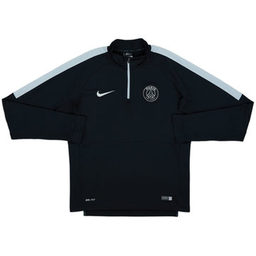 2014-15 Paris Saint-Germain Nike 1/4 Zip Drill Top - 9/10 - (M)