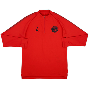 2018-19 Paris Saint-Germain Nike 1/4 Zip Drill Top - 8/10 - (M)