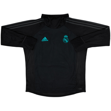 2017-18 Real Madrid adidas Hooded Training Top - 8/10 - (L)