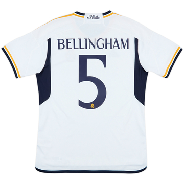 2023-24 Real Madrid Home Shirt Bellingham #5 - 8/10 - (L)