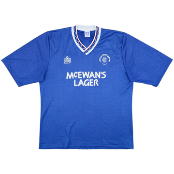 1990-92 Rangers Home Shirt - 8/10 - (XL)