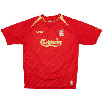 2005-06 Liverpool CL Home Shirt - 5/10 - (L)