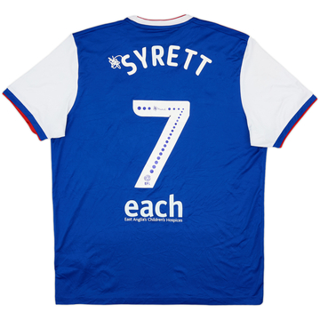 2018-19 Ipswich Home Shirt Syrett #7 - 6/10 - (L)