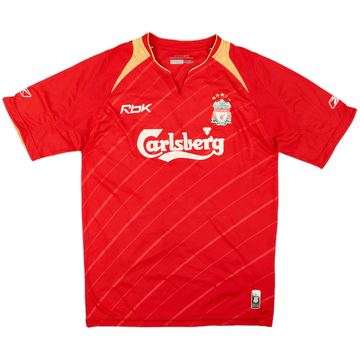 2005-06 Liverpool CL Home Shirt - 5/10 - (S)