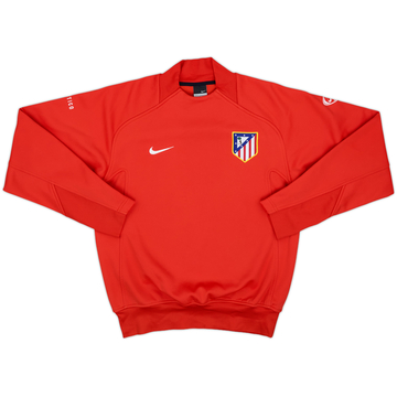 2007-08 Atletico Madrid Nike Drill Top - 9/10 - (S)