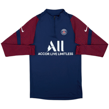 2020-21 Paris Saint-Germain Nike 1/4 Zip Drill Top - 8/10 - (S)