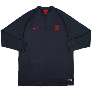 2019-20 Paris Saint-Germain Nike 1/4 Zip Drill Top - 8/10 - (XL)