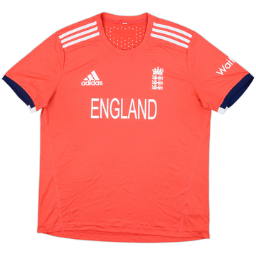 2016-17 England Cricket Shirt - 8/10 - (XXL)