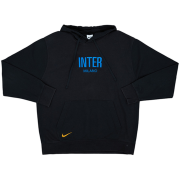 2021-22 Inter Milan Nike Hooded Sweat Top - 7/10 - (L)