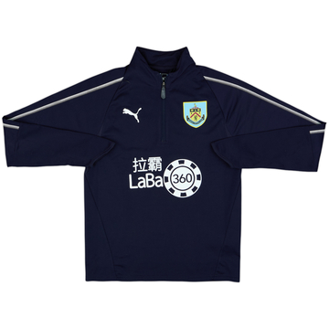 2018-19 Burnley Puma 1/4 Zip Training Top - 8/10 - (S)