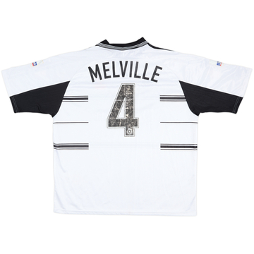2000-01 Fulham Match Issue Home Shirt Melville #4
