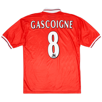 1998-99 Middlesbrough Home Shirt Gascoigne #8 - 6/10 - (L)