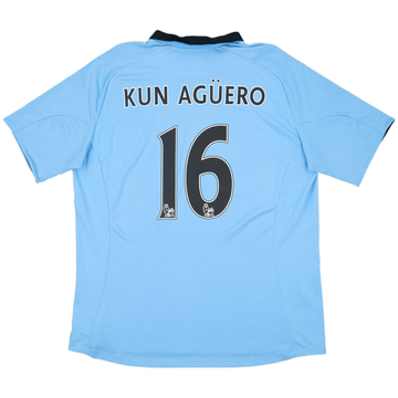 2012-13 Manchester City Home Shirt Kun Aguero #16 - 8/10 - (XL)