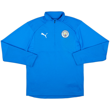 2020-21 Manchester City Puma 1/4 Zip Drill Top - 10/10 - (M)