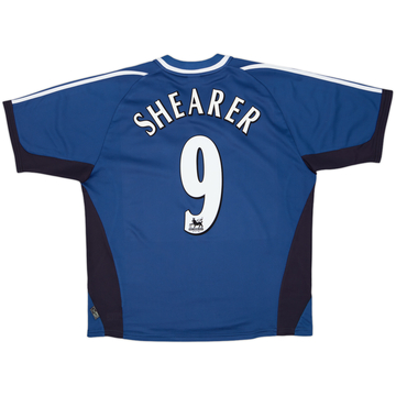 2001-02 Newcastle Away Shirt Shearer #9 - 8/10 - (L)