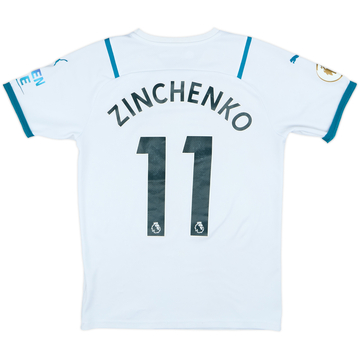 2021-22 Manchester City Away Shirt Zinchenko #11 - 5/10 - (S)