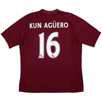 2012-13 Manchester City Away Shirt Kun Aguero #16 - 8/10 - (L)
